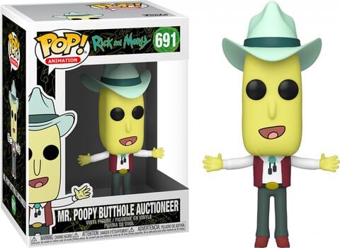 Figurine Funko Pop! N°691 - Rick Et Morty - Poopy Butthole Commissaire-priseur